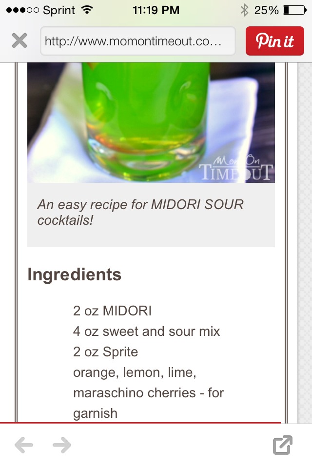 Mixed Drink/shot Recipes! Super Easy! 