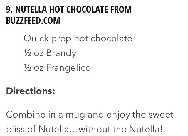 π Adult Hot Chocolate Recipes!