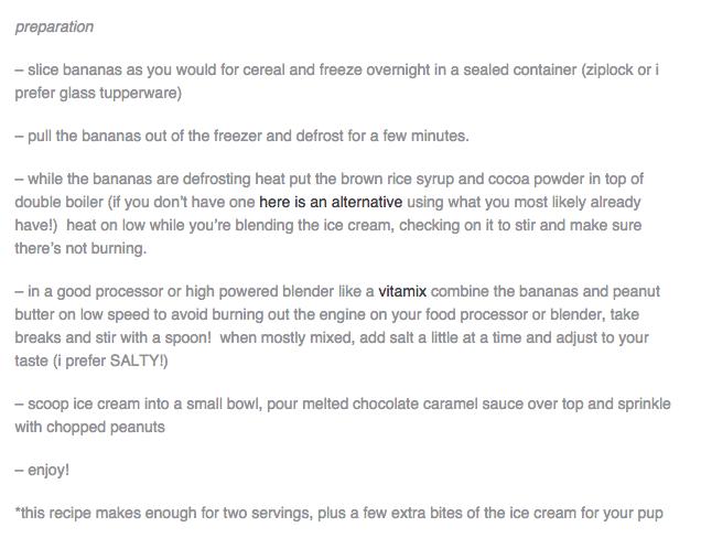 SALTED BANANA PEANUT BUTTER ICE CREAM WITH CHOCOLATE CARAMEL SAUCE