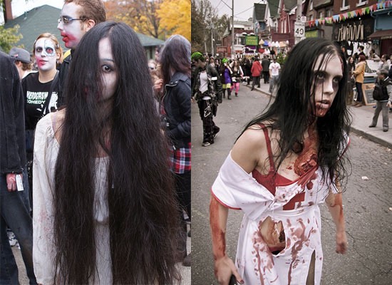 Totally Creepy Halloween Hairstyle Idea's