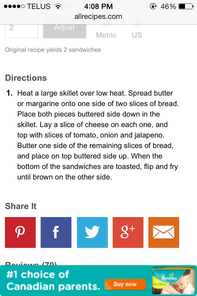Spicy Healthy Grill Cheese