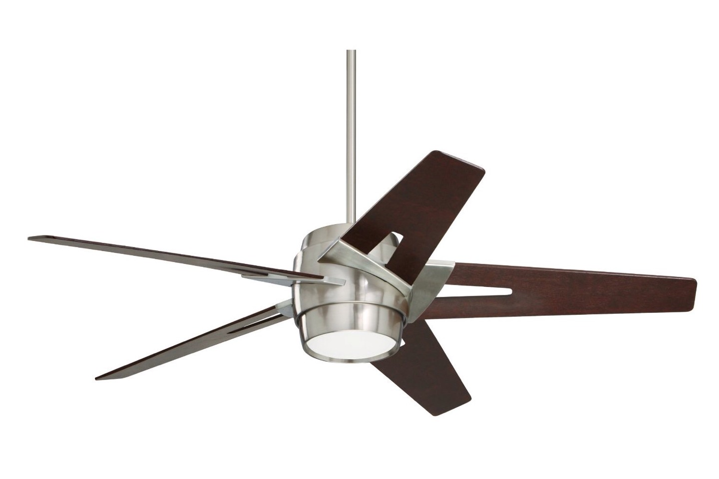 Make the ceiling can go counter clockwise so instead of swirling air around the air gets sucked up