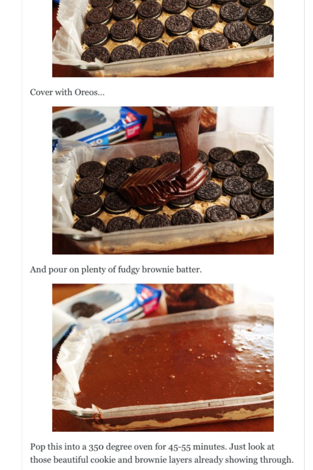 Ultimate Chocolate Chip Cookie n' Oreo Fudge Brownie Bar!   Need I Say More?