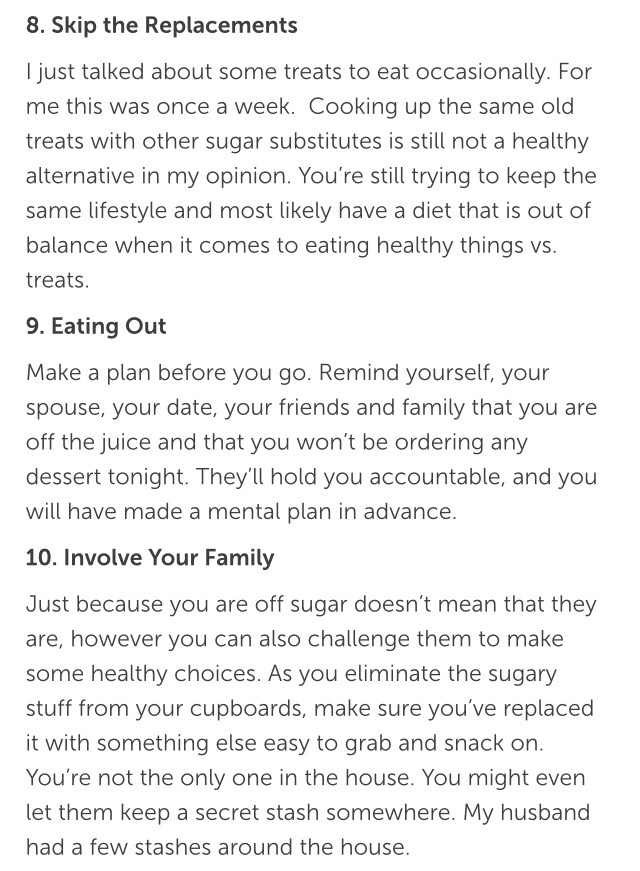 12 Tips To Remove Sugar From Your Diet