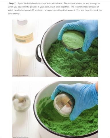 Green Tea Bath Bombs DIY ⚡️⚡️⚡️