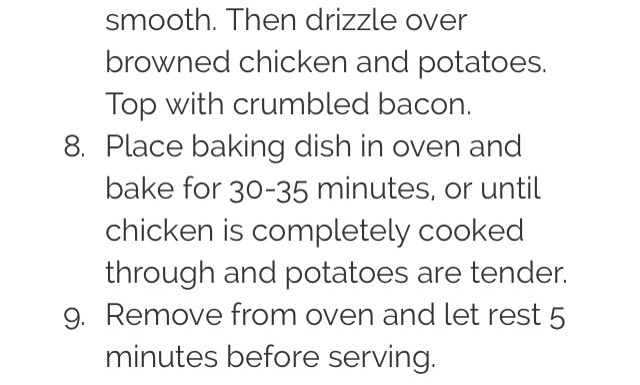 🌀 BACON CHICKEN POTATO CASSEROLE 🌀