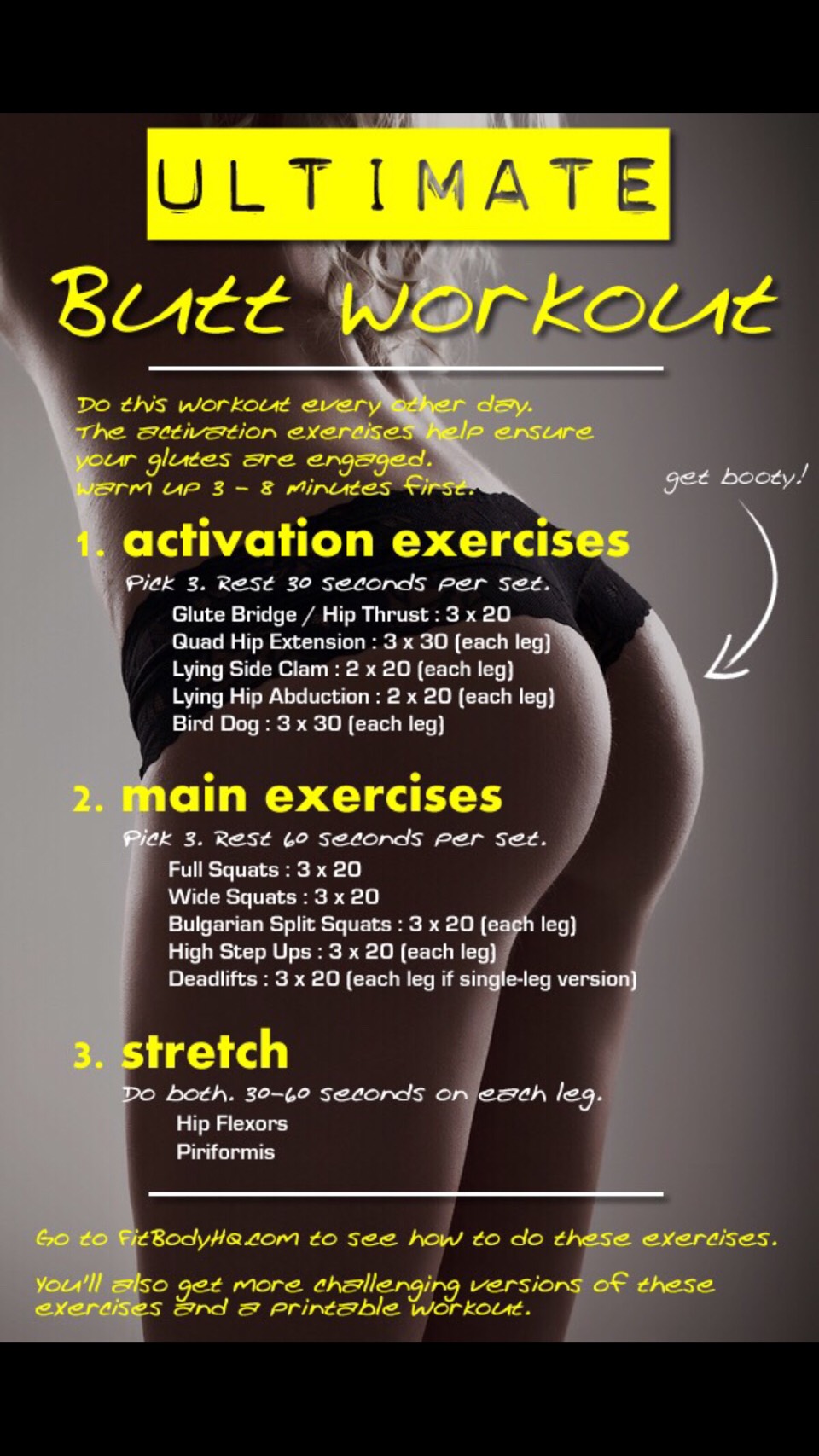 Flat Belly Workout And Butt Workout