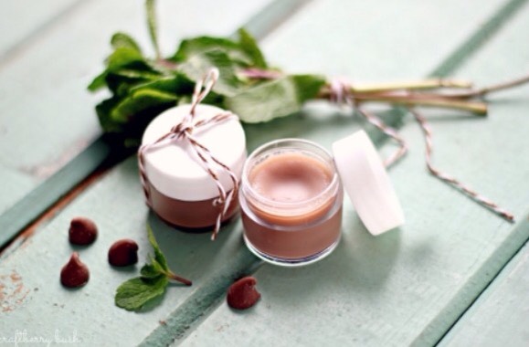 CHOCOLATE MINT HOMEMADE LIP BALM ❤️ 