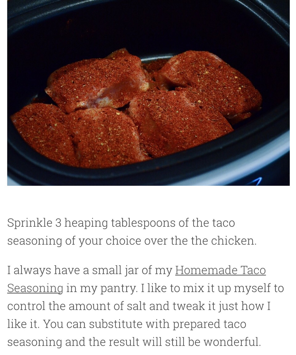 Delicious Crock-Pot Chicken Tacos 😍