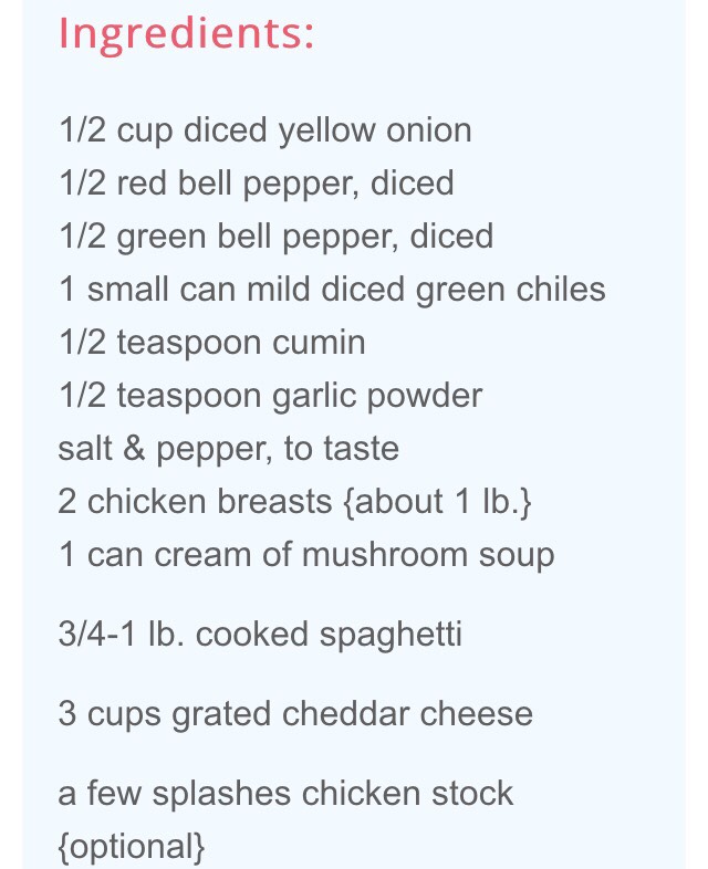 Easy Cheesy Crock Pot Chicken Spaghetti!