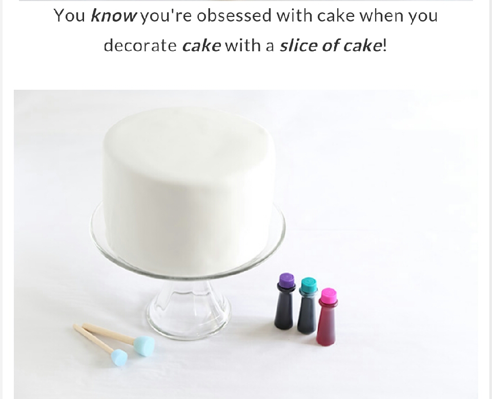 Watercolor  Graffiti  Chocolate  Cake!