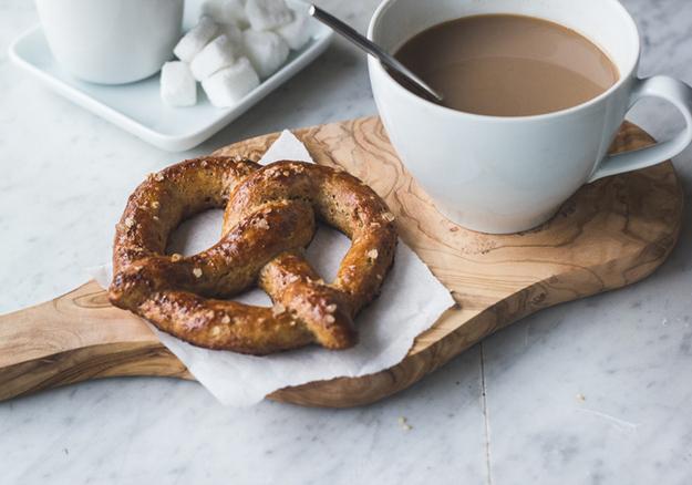Soft Pretzel 

http://www.topwithcinnamon.com/2013/04/single-serving-soft-pretzel.html 