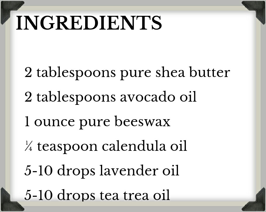 Homemade Bug Bite Balm