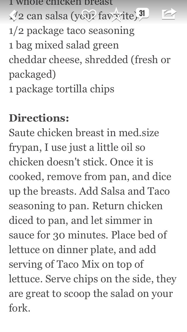 Dinner For 2: Easy Chicken Taco Salad
