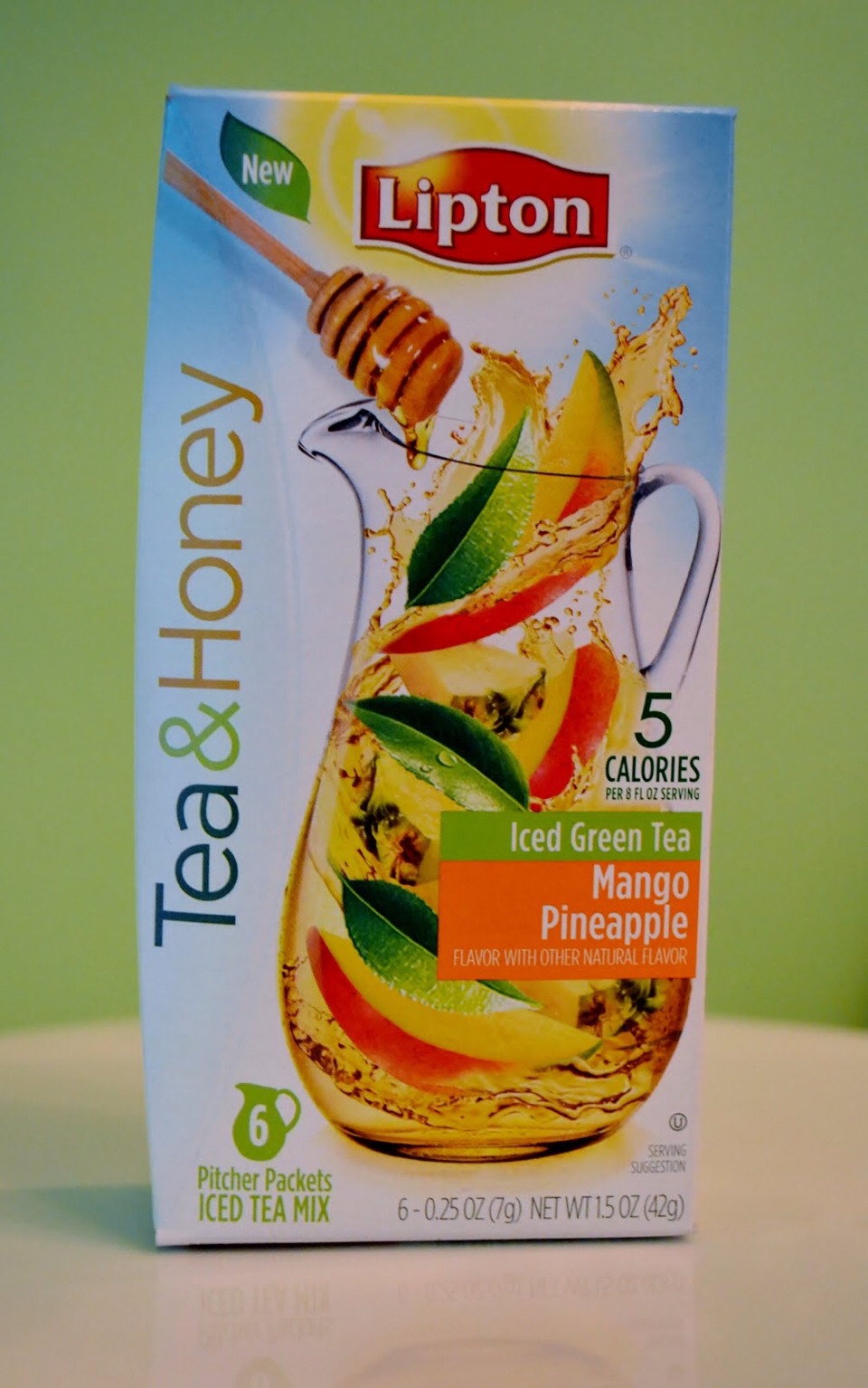 Honey and tea to calm allergies 