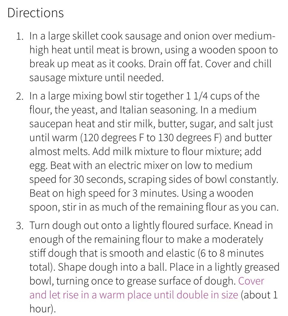 Cheesy Sausage Bread. 😋 Yum. 