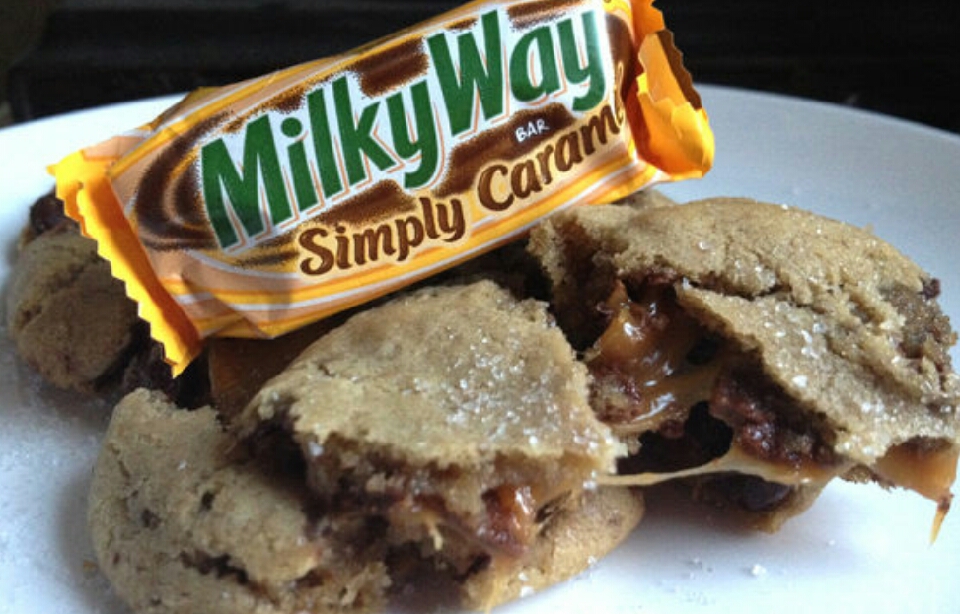 Milky Way Salted Carmel Cookies!