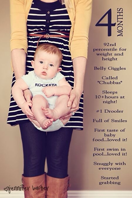 Cute & Easy Ideas For Baby Monthly Photos Pls Like & Share Thank You :D