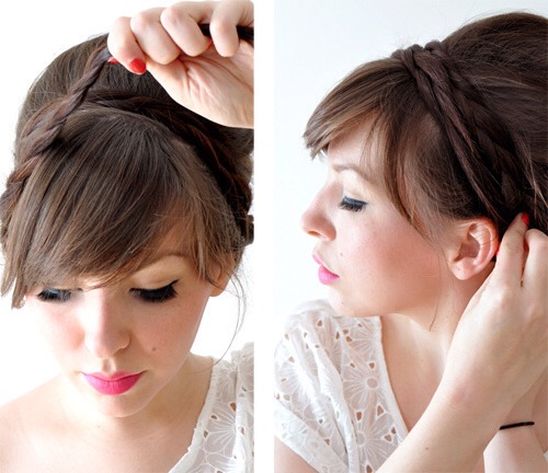 Easy, Fast, and Cute Updo For Medium To Long Hair 