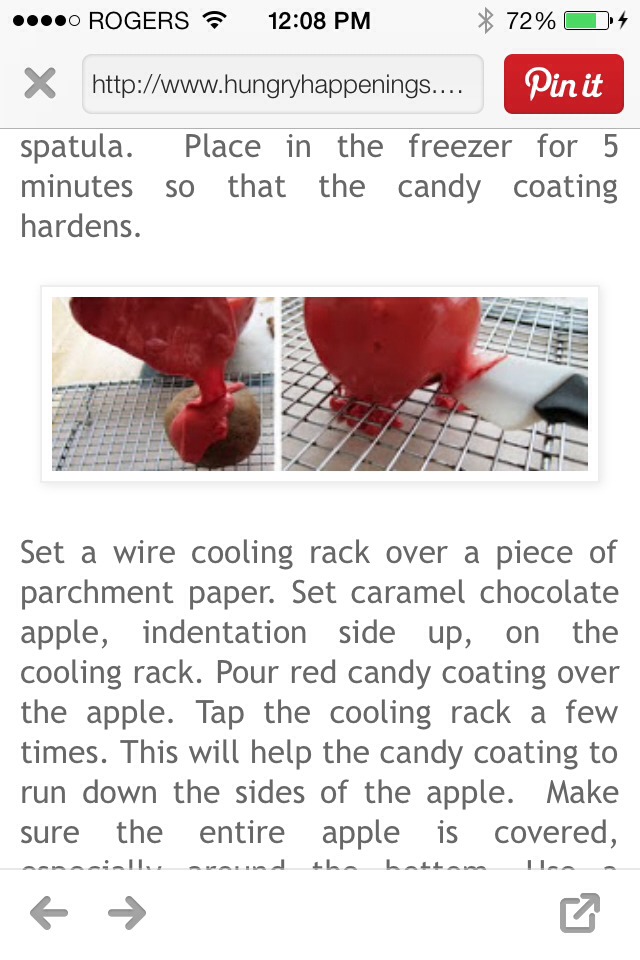 Inside Out Chocolate Caramel Apples. Great For Teachers!