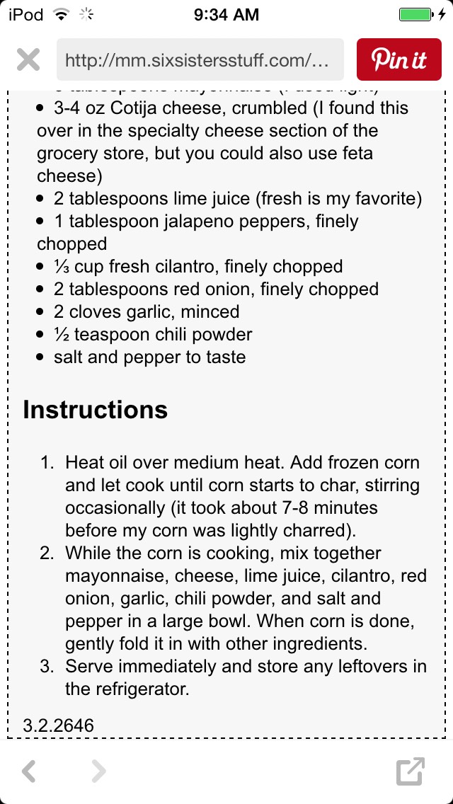 Mexican Street Corn Salad