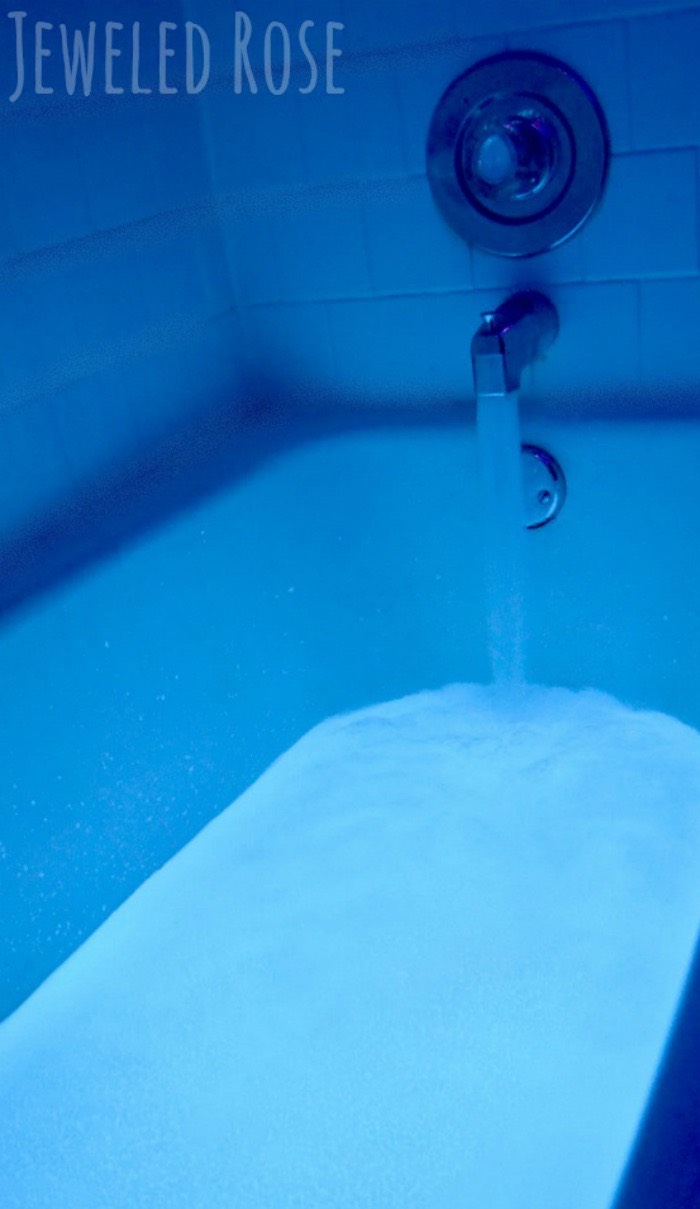Light Up Bath Water