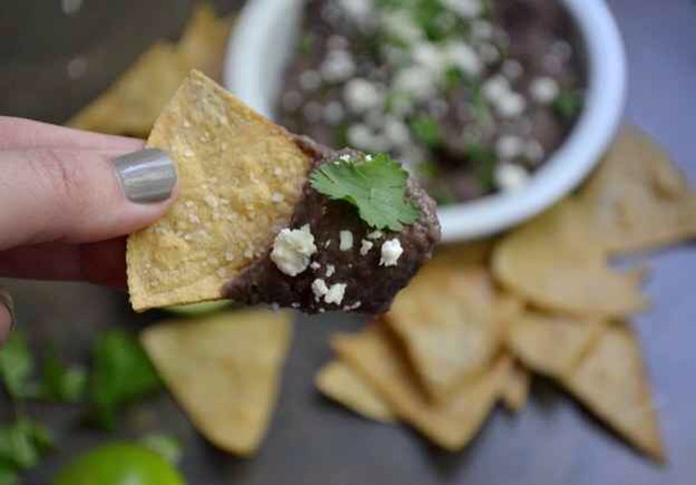 c. Smoky Black Bean Dip with Lime