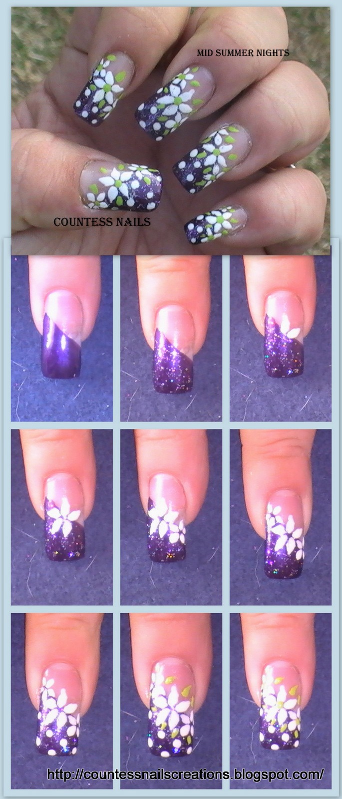 Cute Nail Tutorials For Summer :) X