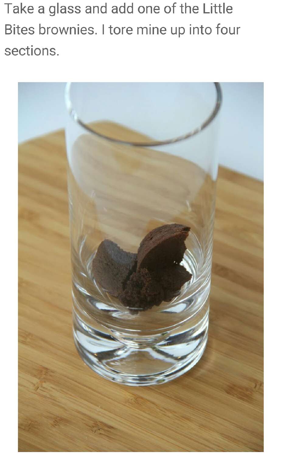 Thin Mint Brownie Parfait! 