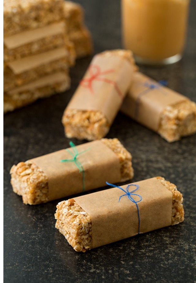 Microwave Peanut Butter Granola Bars