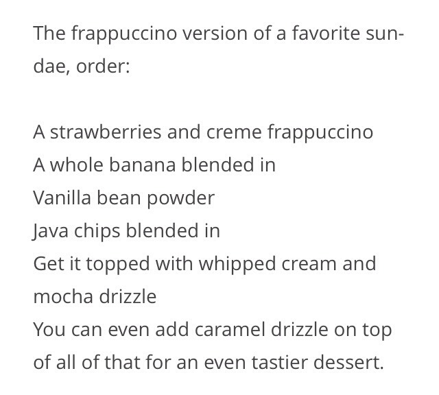 💟❕35 Secret Starbucks Drink You Didn't Know You Could Order❕💟