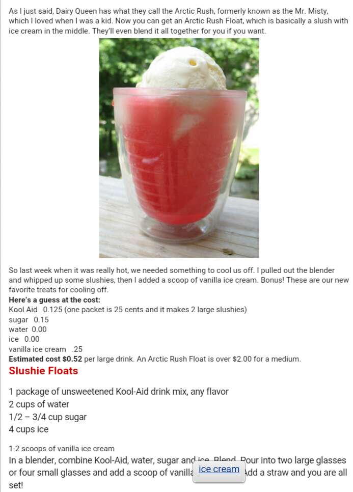 Homemade Slurpees!