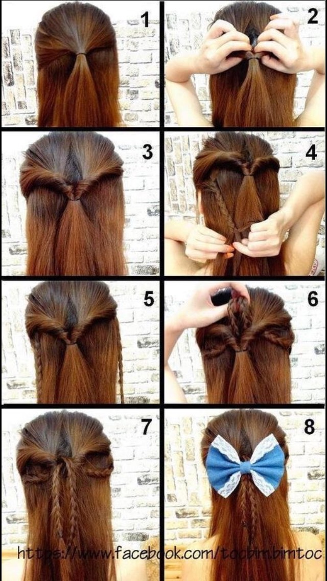 Cute And Easy Hair Style Tutorials! ❤️