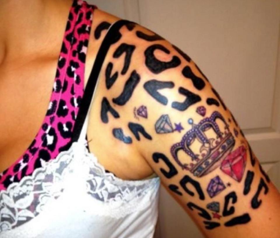 Beautiful Leopard Print Tattoos For Women!!