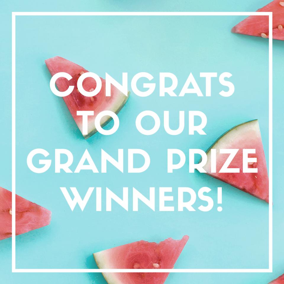 #SummerVibes Winners Announcement!