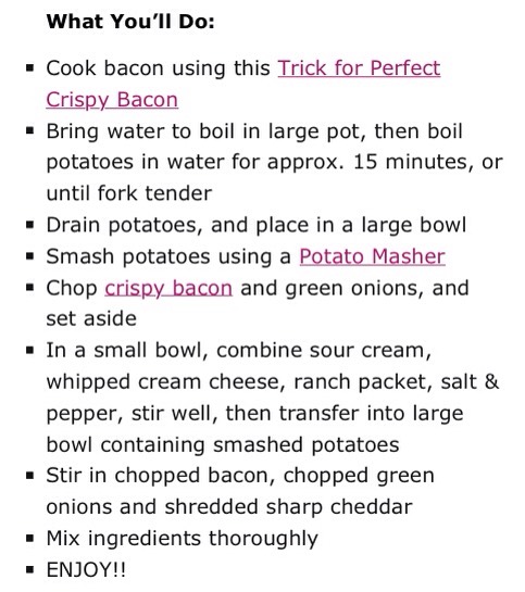 ✨Bacon Lovers Loaded Smashed Potatoes✨