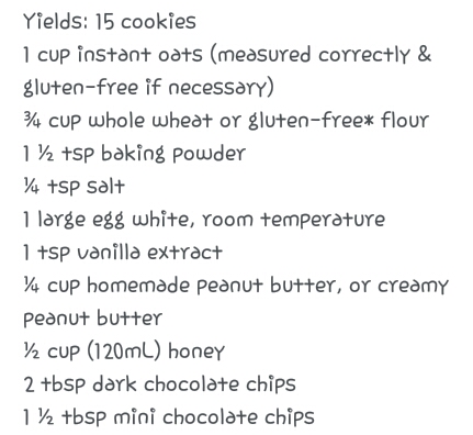 Healthy Chocolate Chip Cookies #summervibes