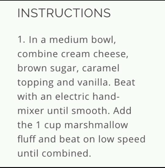 Caramel Apple Dip