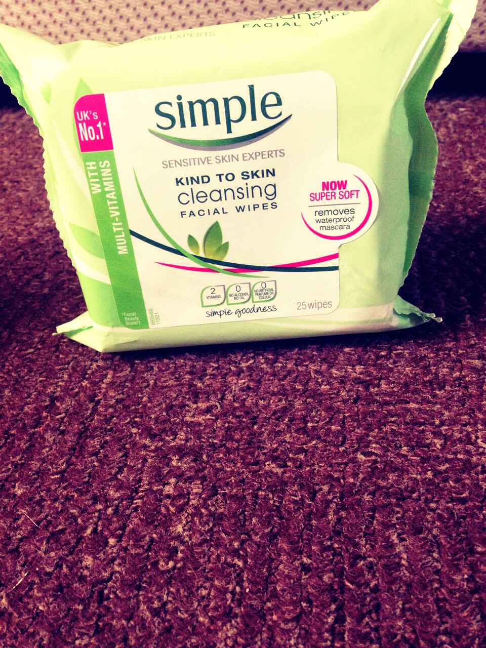 Firstly, use the simple facial wipes to remove any makeup that you are wearing.