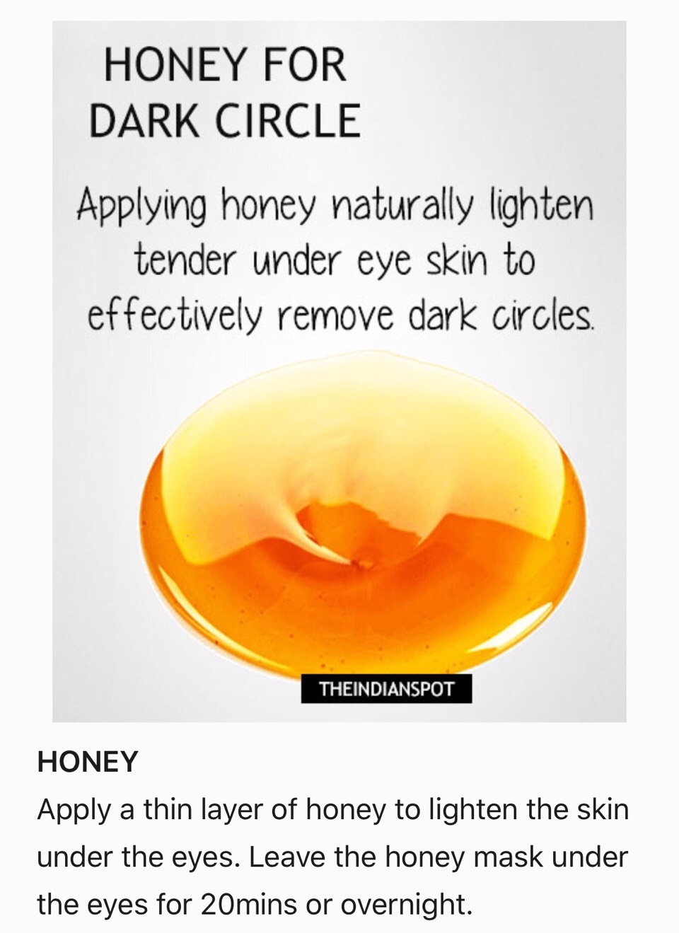 10 Home Remedies To Treat Dark Circles Overnight. 