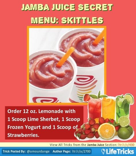 💟✨Jamba Juice Secret Menu & How To Order/ Make Them✨💟
