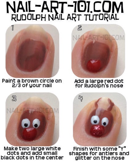 Christmas Nail Tutorials🎄