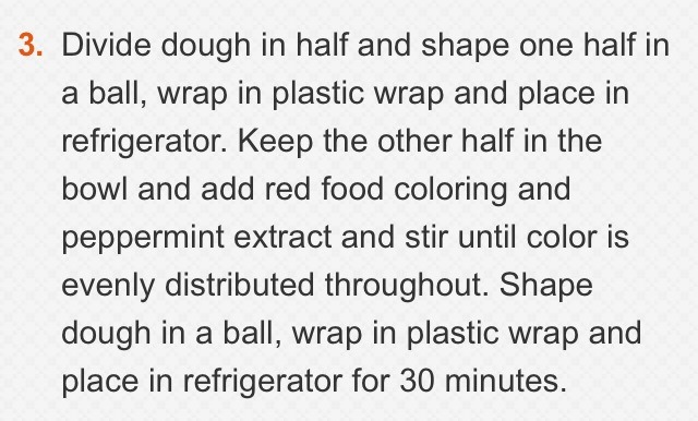 Make Candy Cane Sugar Cookies :) 