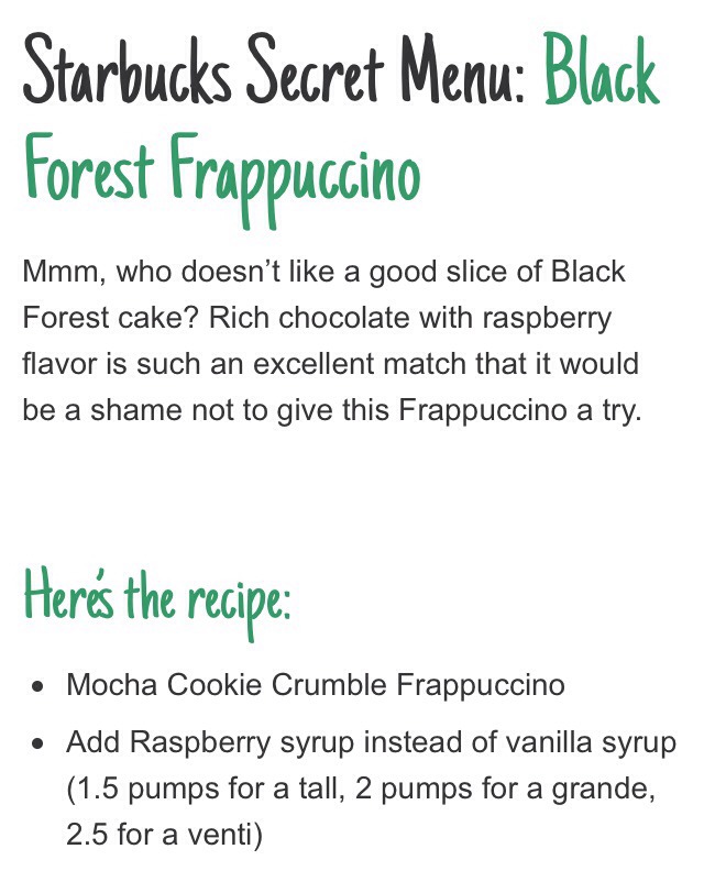 ✨☕️What To Order At Starbucks And How To Order It Part 1⃣☕️✨