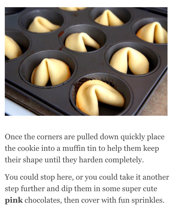 Homemade Valentine Fortune Cookies!! Step By Step.