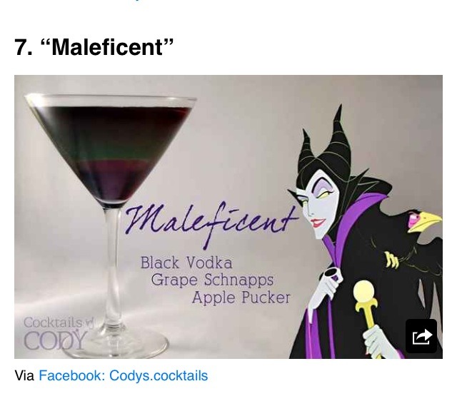Disney Inspired Cocktails