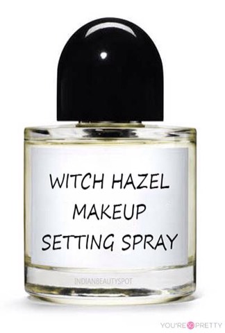 Makeup Setting Spray 

http://theindianspot.com/diy-natural-makeup-setting-spray/