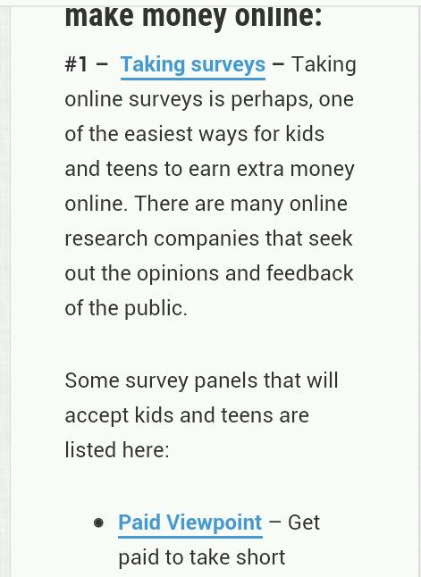 Job Ideas For Teans To Work From Home