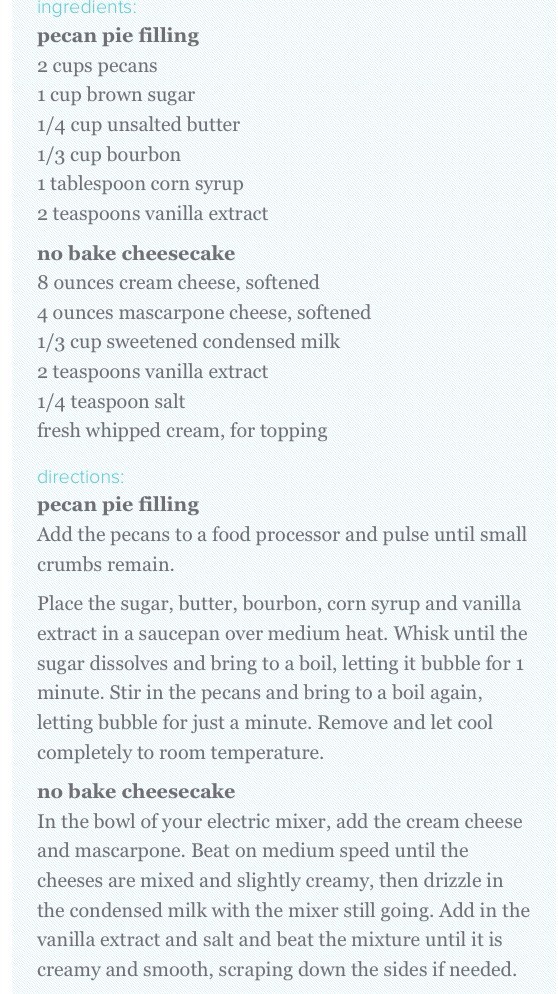 Simple No Bake Bourbon Pecan Pie Cheesecake