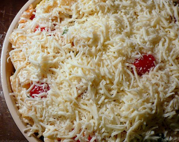 🍝Quick Dinner Idea: Chicken And Spinach Pasta Bake🍝